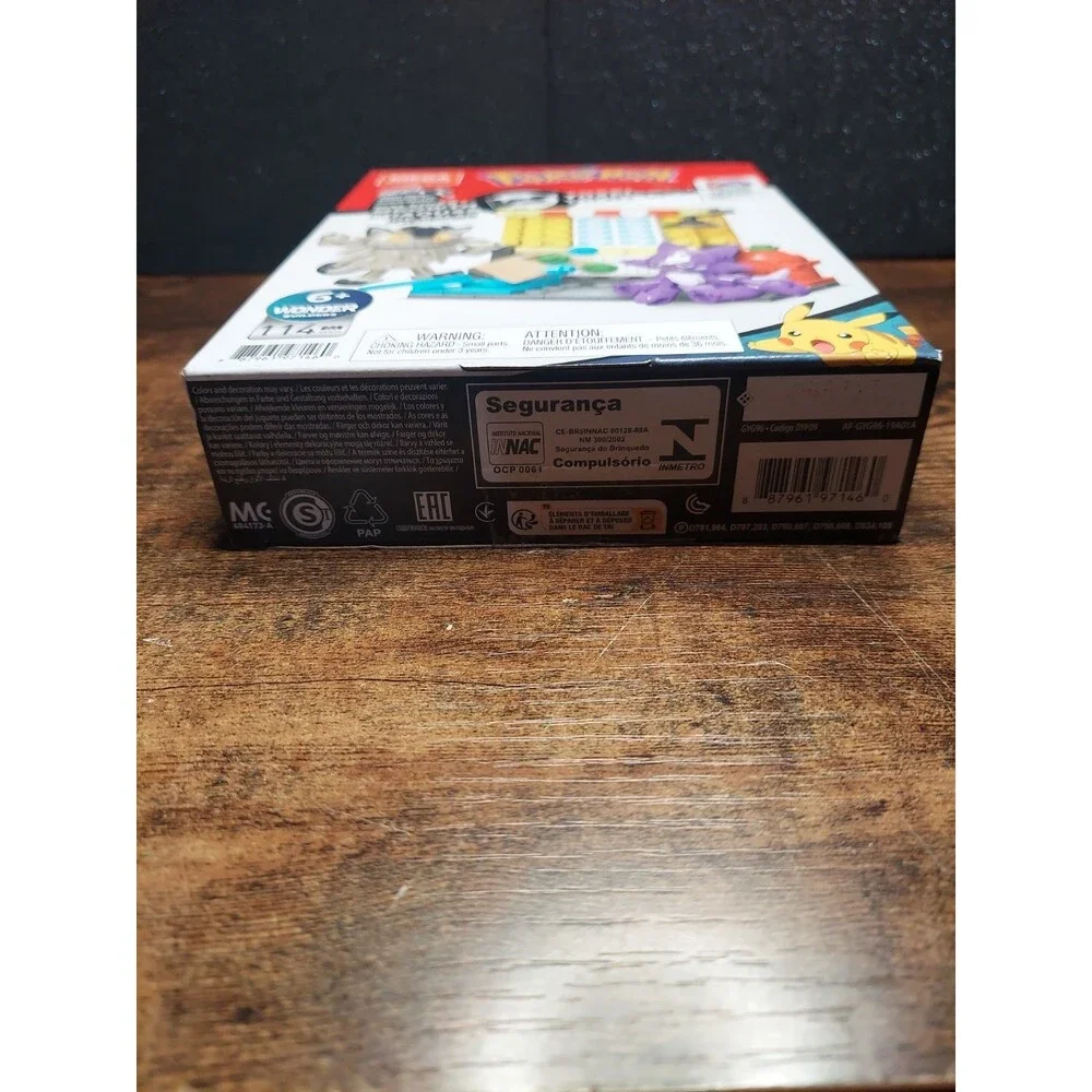 Mega Construx POKEMON GALARIAN MEOWTH vs TOXEL Building Set 114pc 6+